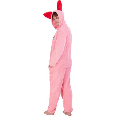 Just Inventory Mens Unisex Holiday Union Suit In Pink