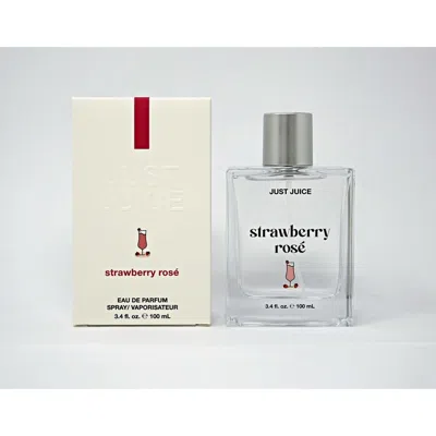 Just Juice Unisex Strawberry Rose Edp Spray 3.4 oz Fragrances 840172708232 In Transparent