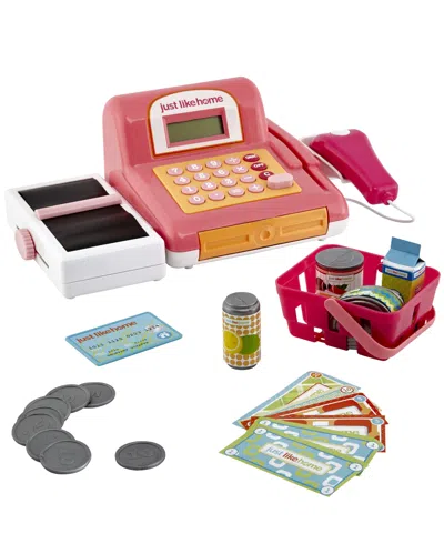 Just Like Home Kids' Cash Register Toys In Pink