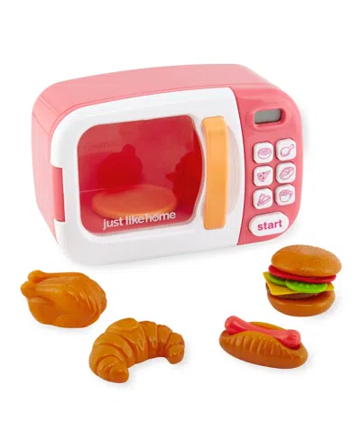 Just Like Home Kids' Microwave Kitchen Toys In Pink