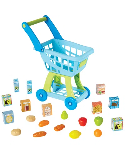 Just Like Home Kids' Shopping Cart Toys In Blue