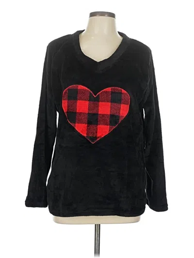 Pre-owned Just Love Pullover Sweater In Black
