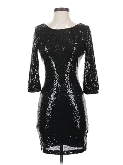 Pre-owned Just Me Cocktail Dress In Black