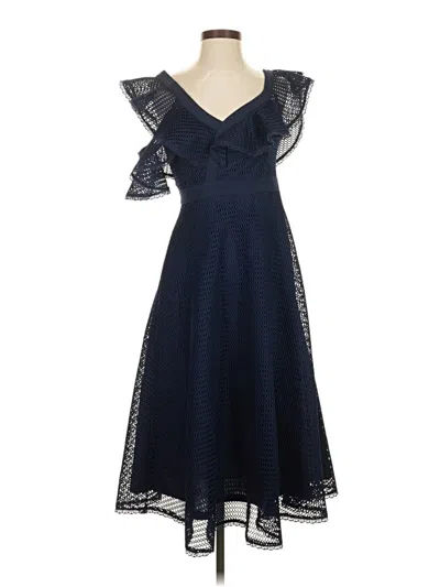Pre-owned Just Me Cocktail Dress In Blue