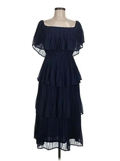 Pre-owned Just Me Cocktail Dress In Blue