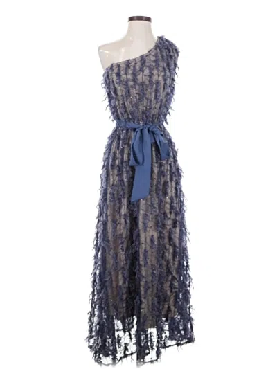 Pre-owned Just Me Cocktail Dress In Blue