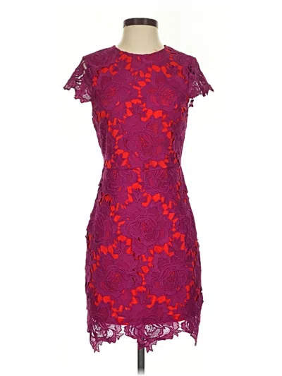 Pre-owned Just Me Cocktail Dress In Purple