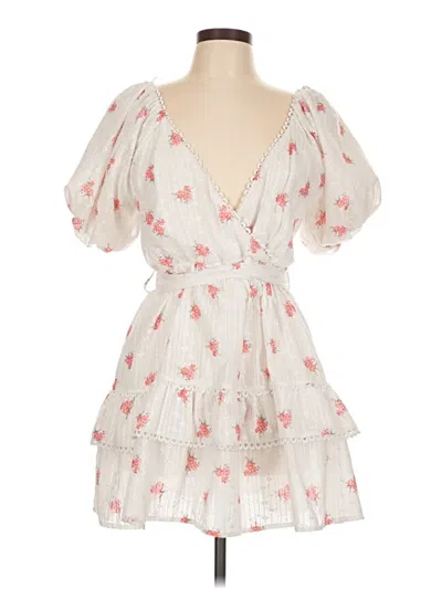 Pre-owned Just Me Cocktail Dress In White