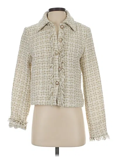 Pre-owned Just Me Jacket In Ivory