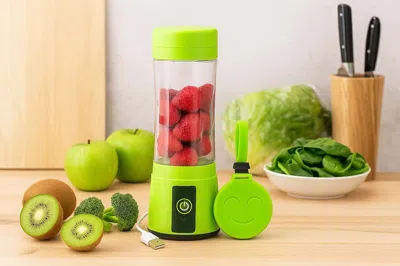 Just Mix Go Mini Travel Juicer - Green