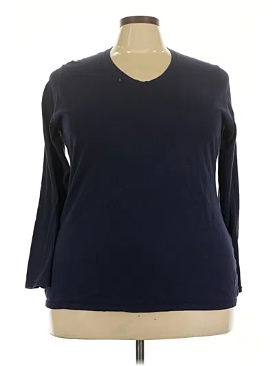 Pre-owned Just My Size 3/4 Sleeve T-shirt In Blue