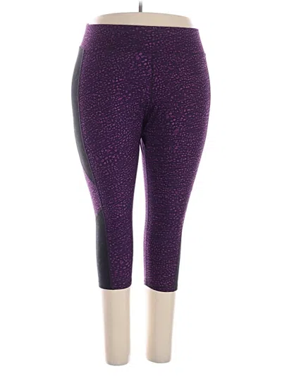 Pre-owned Just My Size Active Pants In Purple
