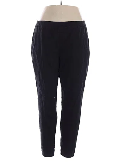 Pre-owned Just My Size Casual Pants In Black