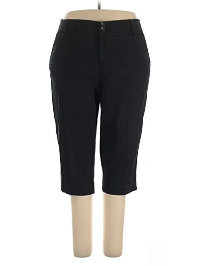 Pre-owned Just My Size Casual Pants In Black