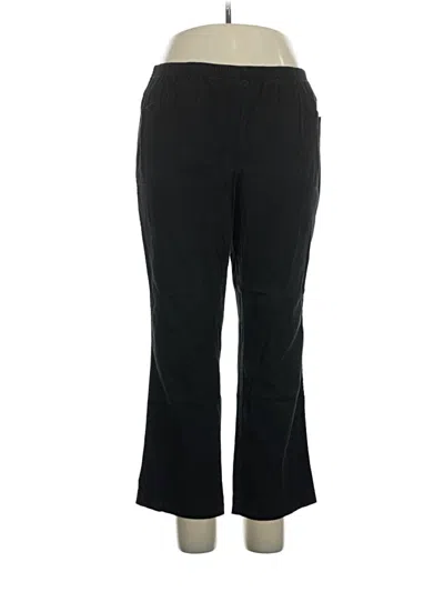 Pre-owned Just My Size Casual Pants In Black