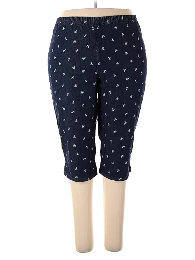 Pre-owned Just My Size Casual Pants In Blue