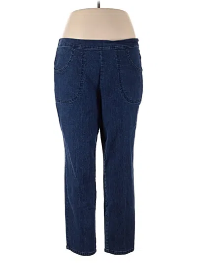 Pre-owned Just My Size Casual Pants In Blue