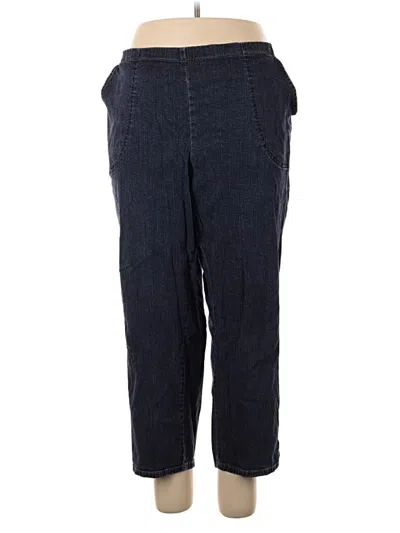 Pre-owned Just My Size Casual Pants In Blue