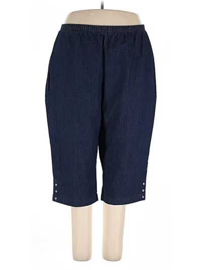 Pre-owned Just My Size Casual Pants In Blue