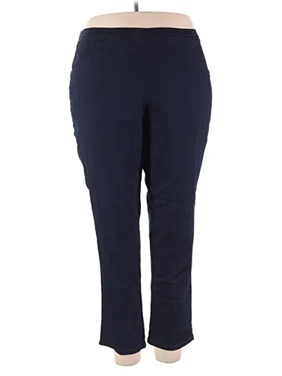 Pre-owned Just My Size Casual Pants In Blue