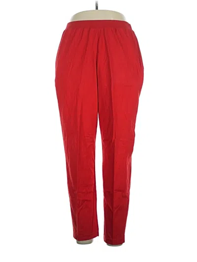 Pre-owned Just My Size Casual Pants In Red