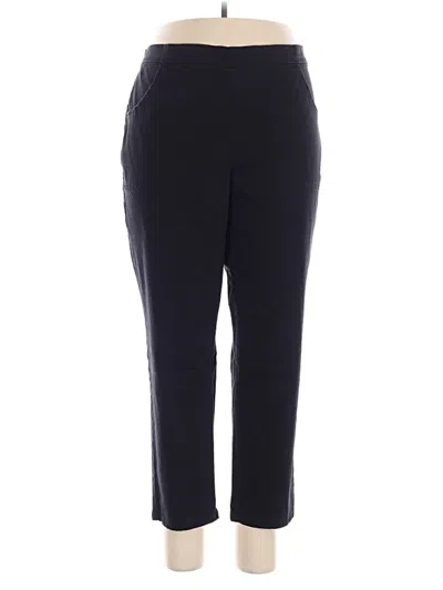 Pre-owned Just My Size Dress Pants In Black