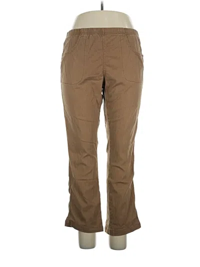 Pre-owned Just My Size Khaki Pant In Brown