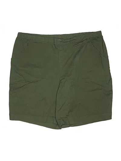 Pre-owned Just My Size Khaki Shorts In Green