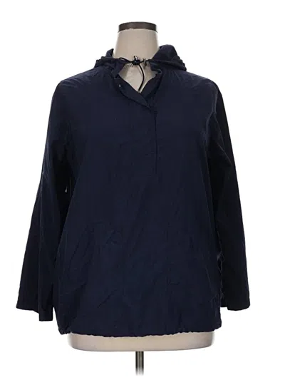 Pre-owned Just My Size Poncho In Blue