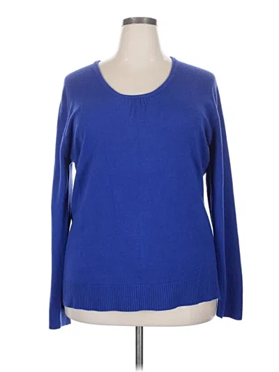Pre-owned Just My Size Pullover Sweater In Blue