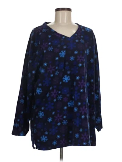 Pre-owned Just My Size Pullover Sweater In Blue
