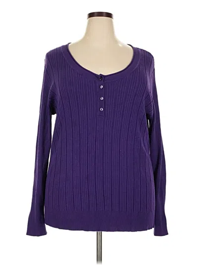 Pre-owned Just My Size Pullover Sweater In Purple