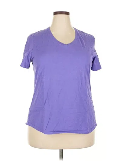 Pre-owned Just My Size Short Sleeve T-shirt In Purple