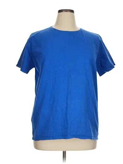 Pre-owned Just My Size Short Sleeve T-shirt In Blue