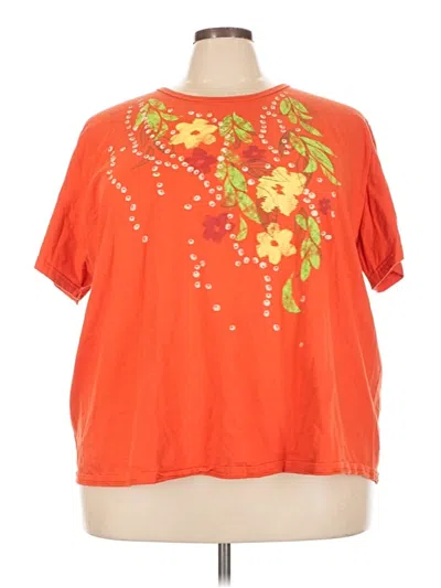 Pre-owned Just My Size Short Sleeve T-shirt In Orange