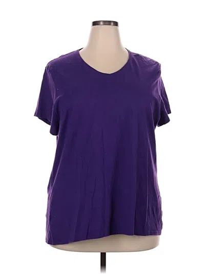 Pre-owned Just My Size Short Sleeve T-shirt In Purple