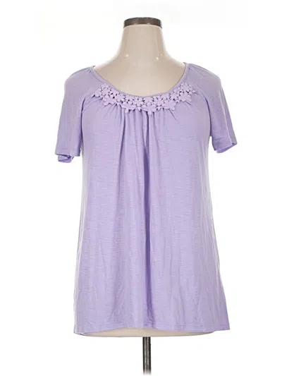 Pre-owned Just My Size Short Sleeve T-shirt In Purple