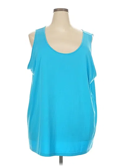 Pre-owned Just My Size Sleeveless T-shirt In Blue