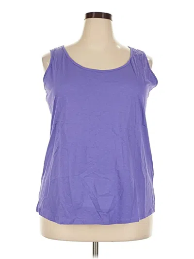 Pre-owned Just My Size Sleeveless T-shirt In Purple