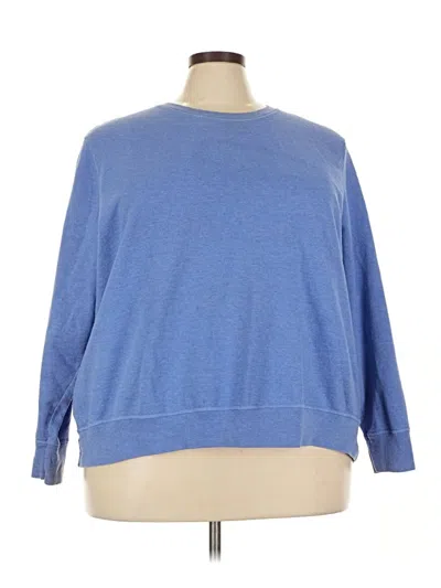 Pre-owned Just My Size Sweatshirt In Blue