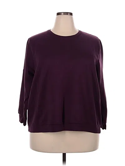 Pre-owned Just My Size Sweatshirt In Purple