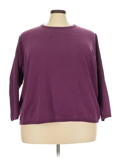 Pre-owned Just My Size Sweatshirt In Purple