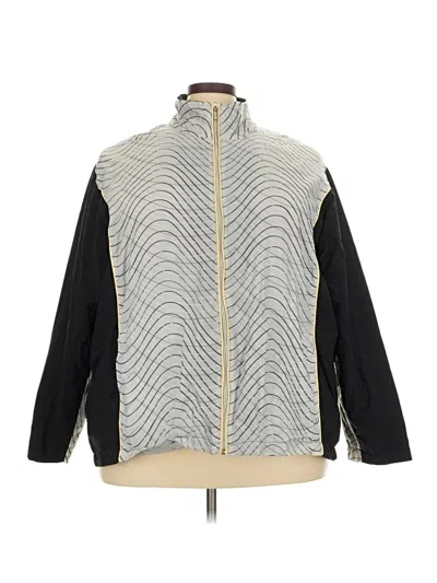 Pre-owned Just My Size Track Jacket In Gray