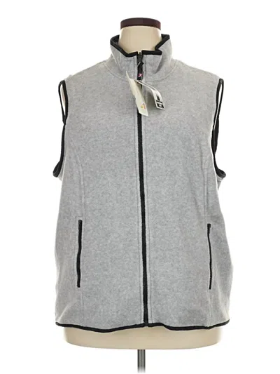 Pre-owned Just My Size Vest In Gray