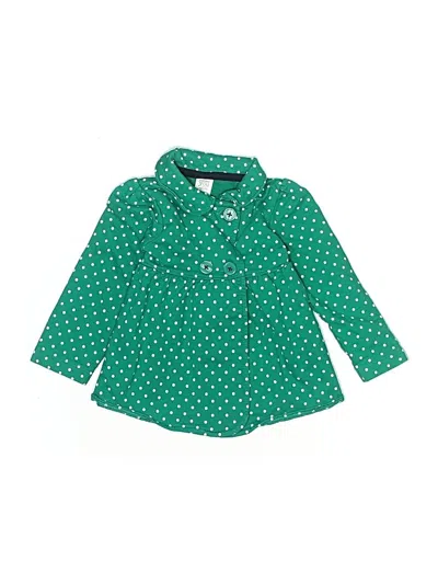 Pre-owned Just One Year By Carter's Kids' Raincoat In Green