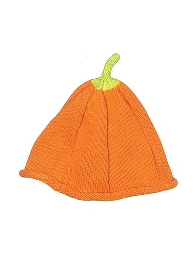 Pre-owned Just One You Babies' Beanie Hat In Orange