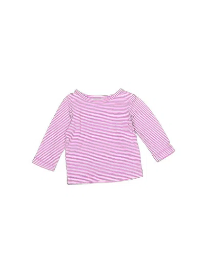 Pre-owned Just One You Made By Carter's Babies' 3/4 Sleeve T-shirt In Pink