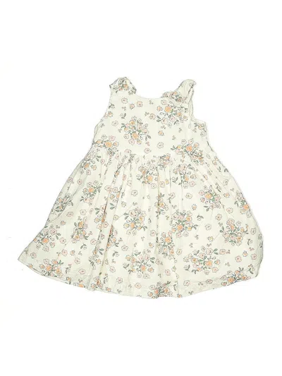 Pre-owned Just One You Made By Carter's Kids' Dress In White