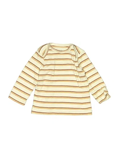 Pre-owned Just One You Made By Carter's Babies' Long Sleeve Henley In Gold