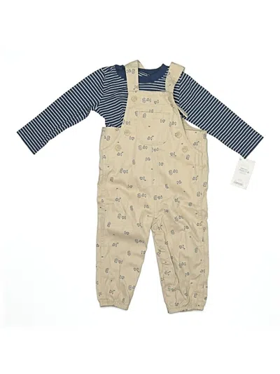 Pre-owned Just One You Made By Carter's Babies' Overalls In Tan